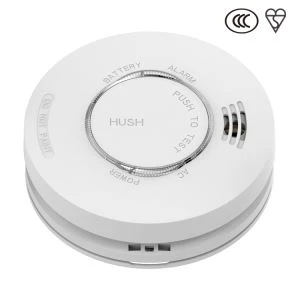 Detector de humo con alimentación de red